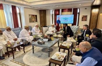 Ambassador Prashant Pise visited Faiz-e- Husaini Society in Najaf on June 12. He was received warmly by Bohra Community and vibrant Indian Diaspora